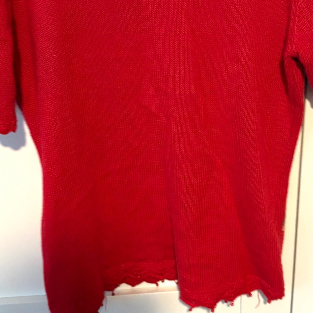Susan‎ Bristol Women's Vintage Embroidered Short Sleeve Cardigan in Size M - Picture 7 of 10